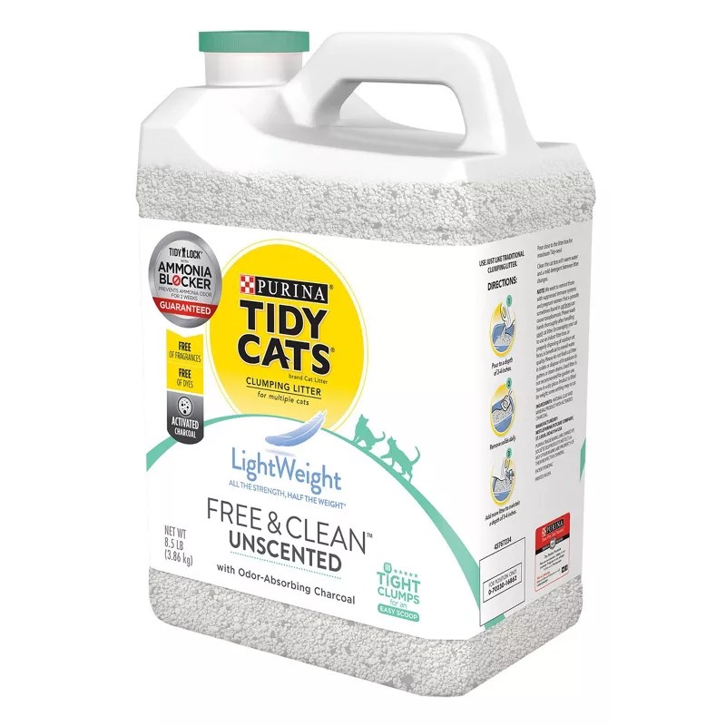 PURINA TIDY CATS® MULTICAT CLUMPING LITTER GUARANTEED 14 DAY AMMONIA