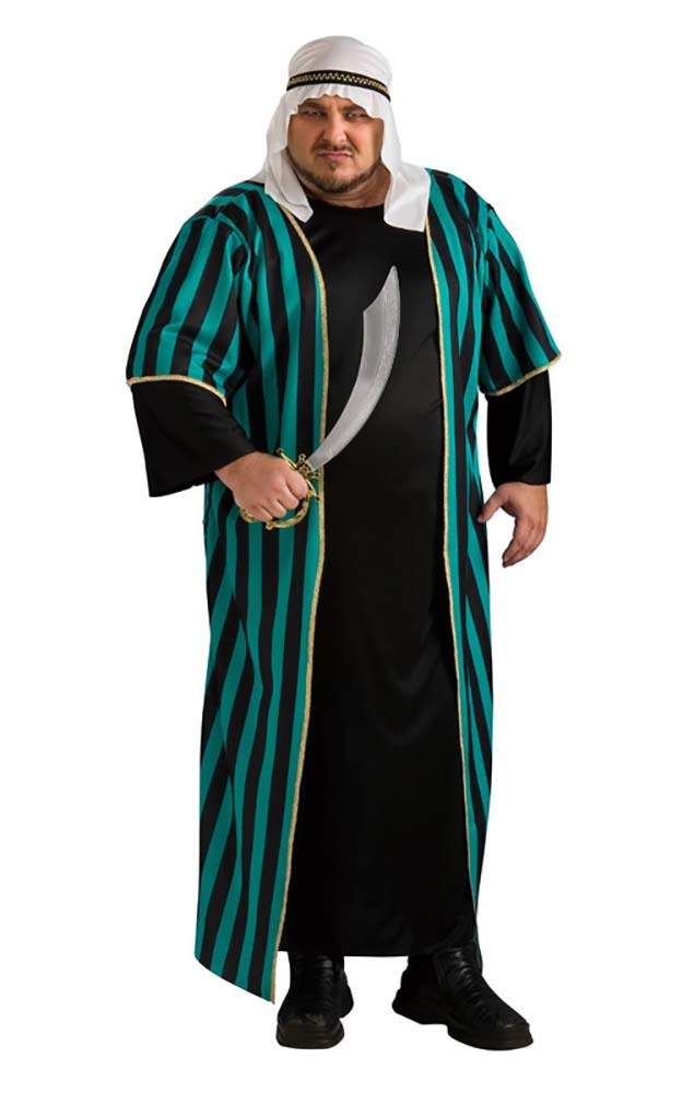 Arab Sheik Adult Plus Costume Costume Crazy
