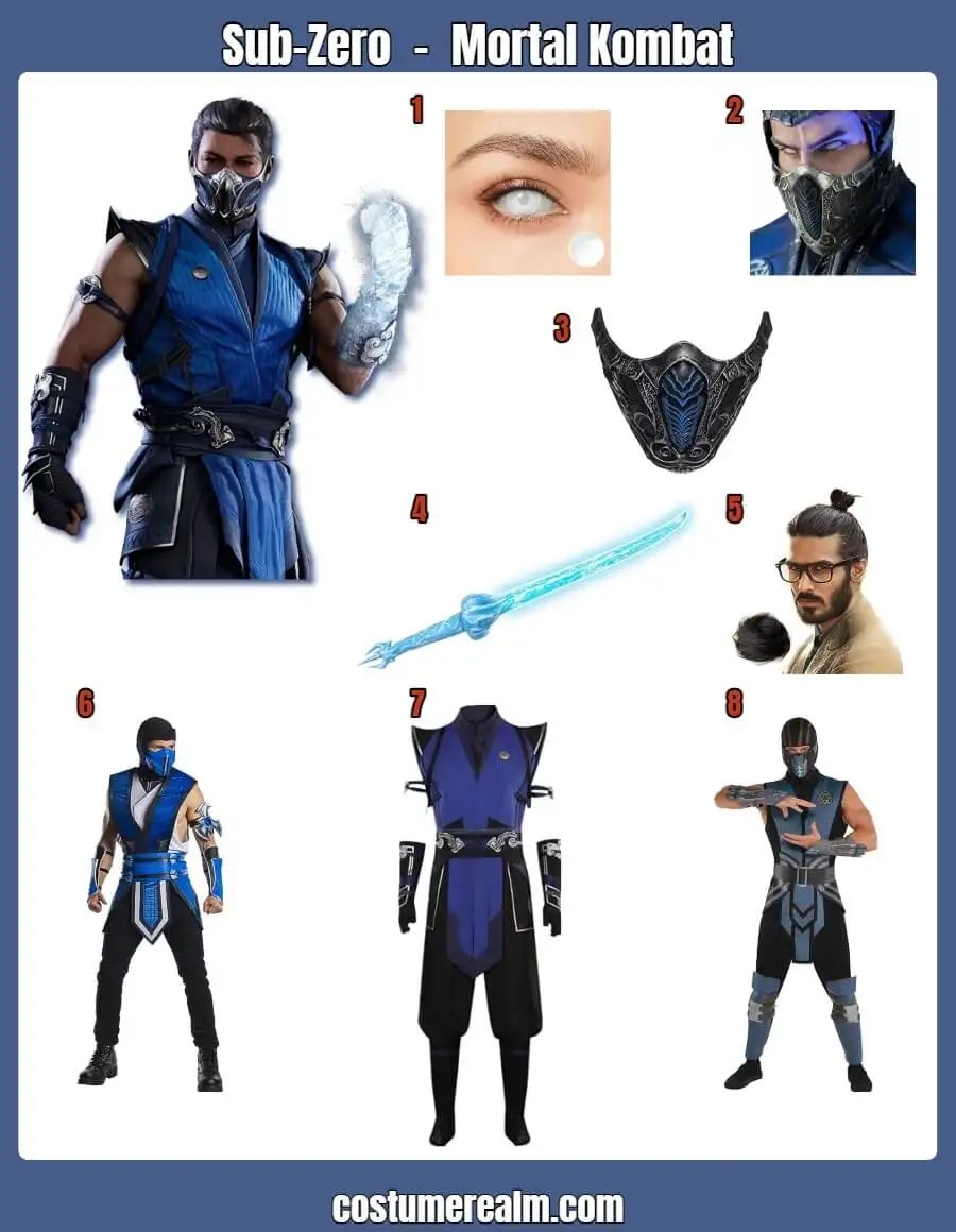 How To Dress Like SubZero Guide For Cosplay & Halloween