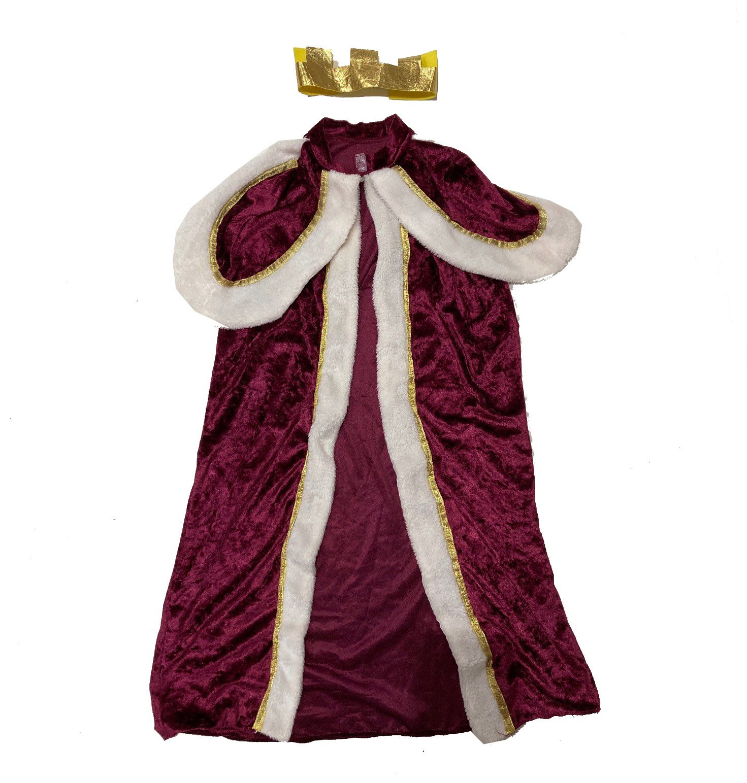 Kings Robe and Crown (One Size) Hire Coten End Primary