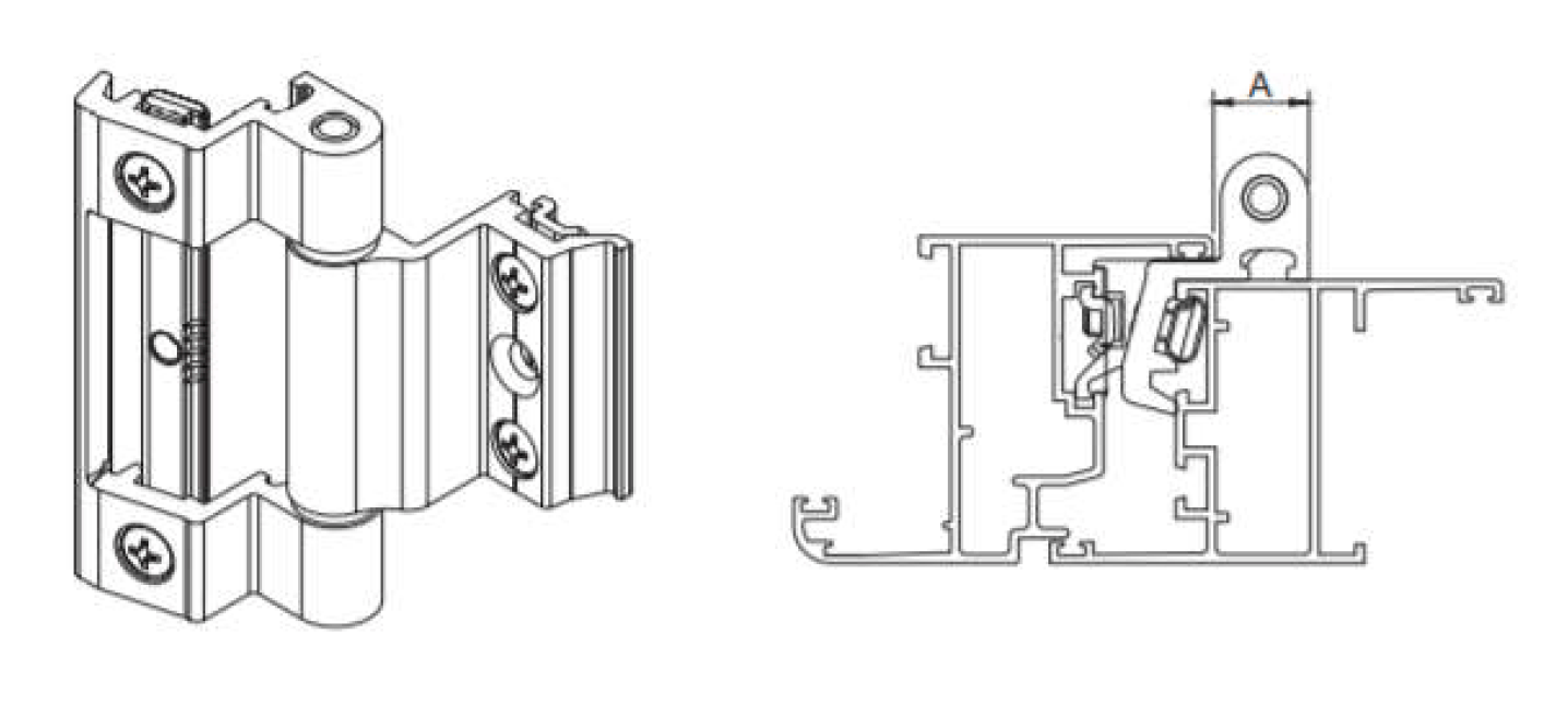 Comb Hinge Type 1 Cotswold Architectural 2116