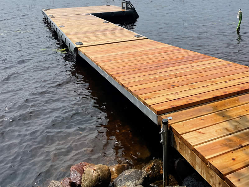 4'x12' Aluminum Dock Ramp Cottage Docks