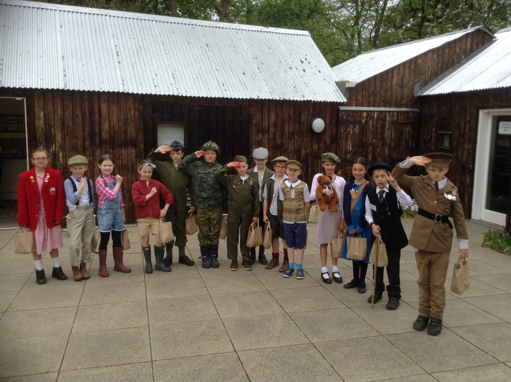 Visit by Year 4 pupils from St Hugh's school Woodhall Spa Cottage Museum