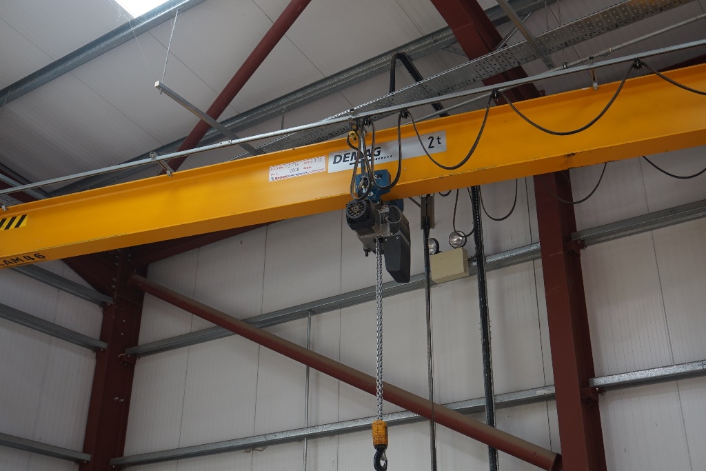 Jib Crane, 2 Ton Demag Hoist