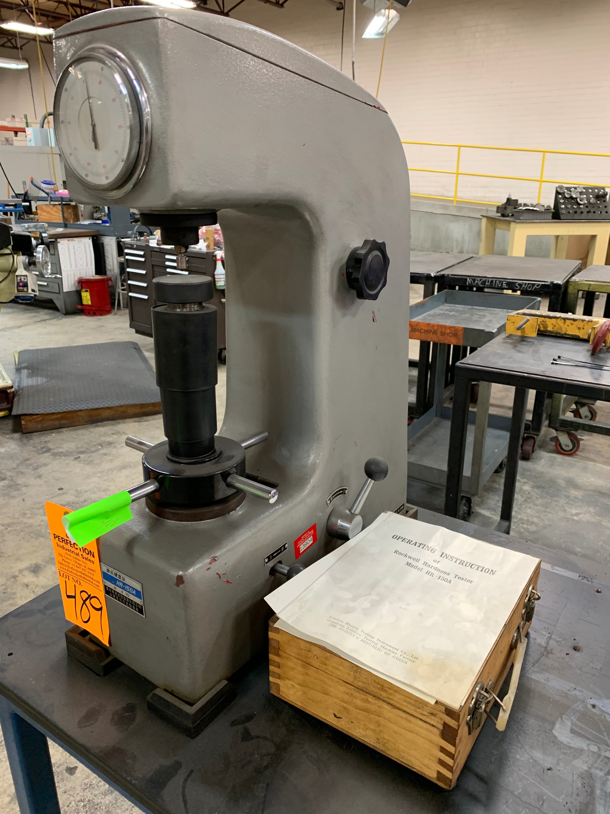 Shandong HR150A Rockwell Hardness Tester, s/n 1757