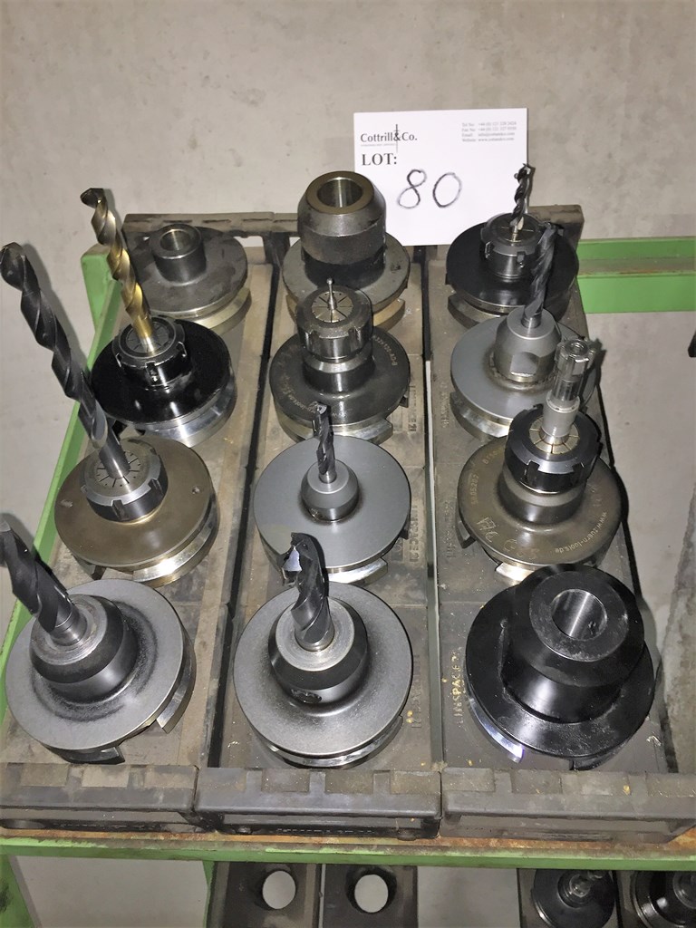 (12) BT50 Tool Holders