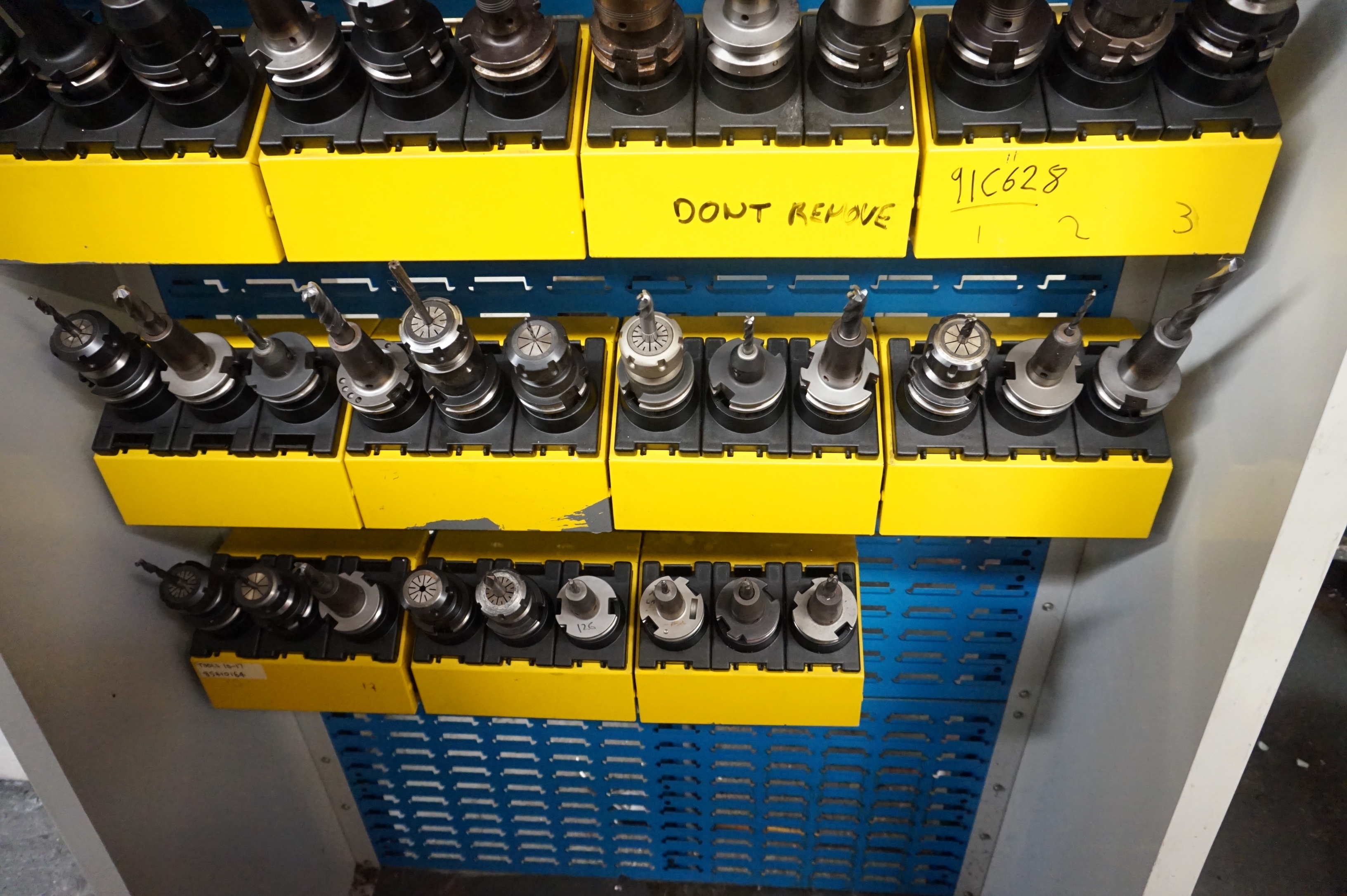 Rack of CAT 40 Tooling