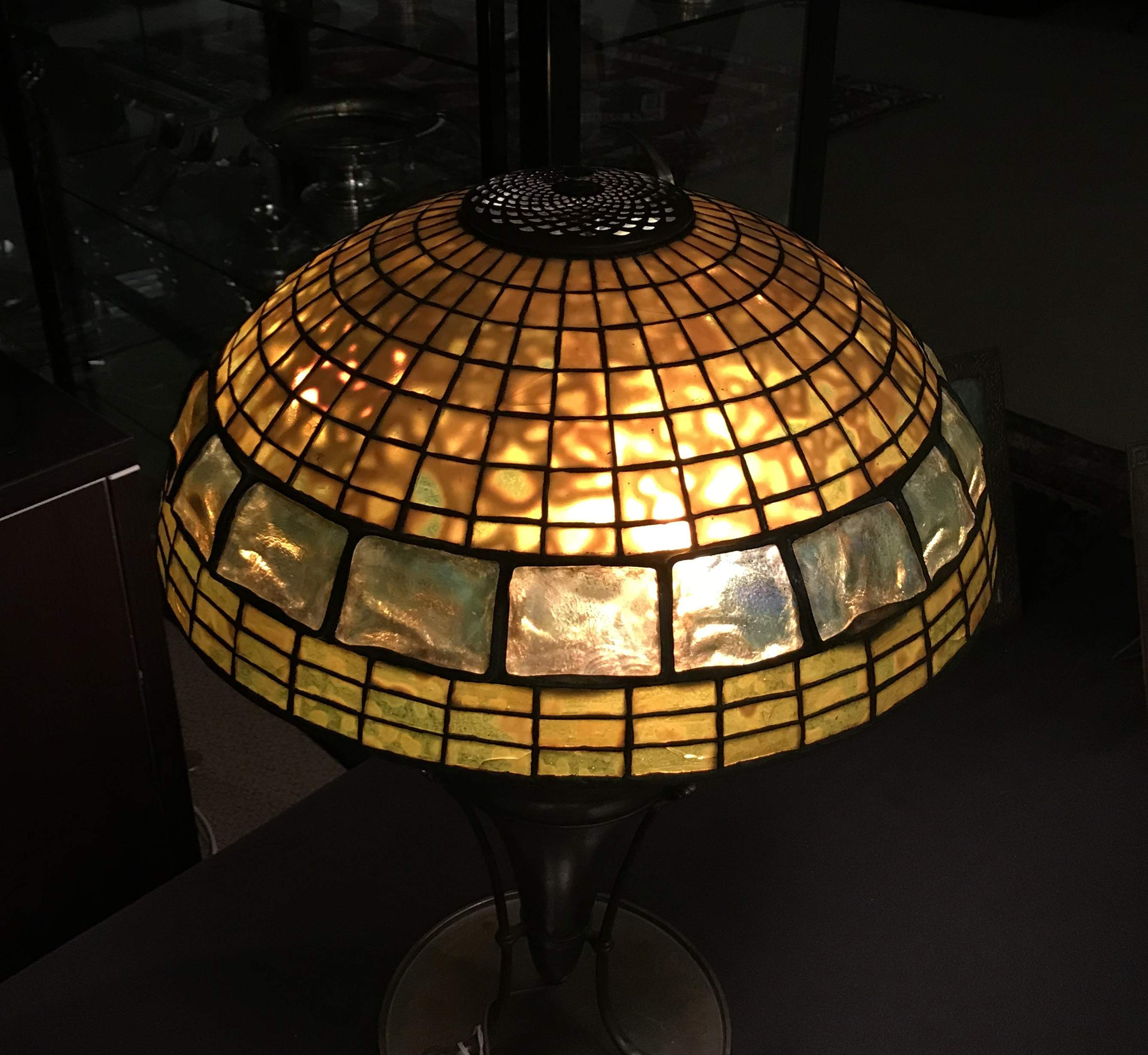 Tiffany Studios, New York, "Turtleback" Table Lamp Cottone Auctions
