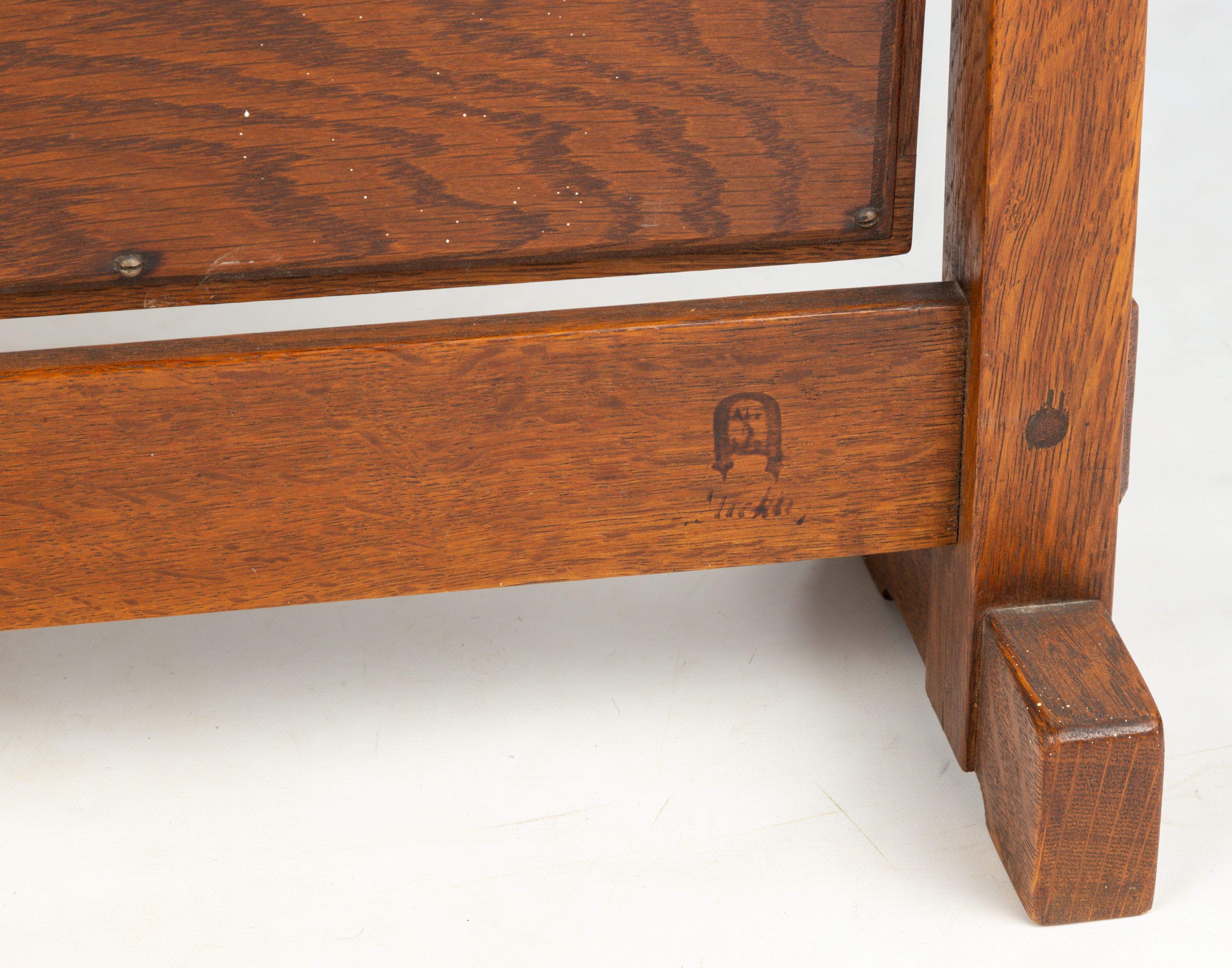 Gustav Stickley 908 Oak Mirror Cottone Auctions