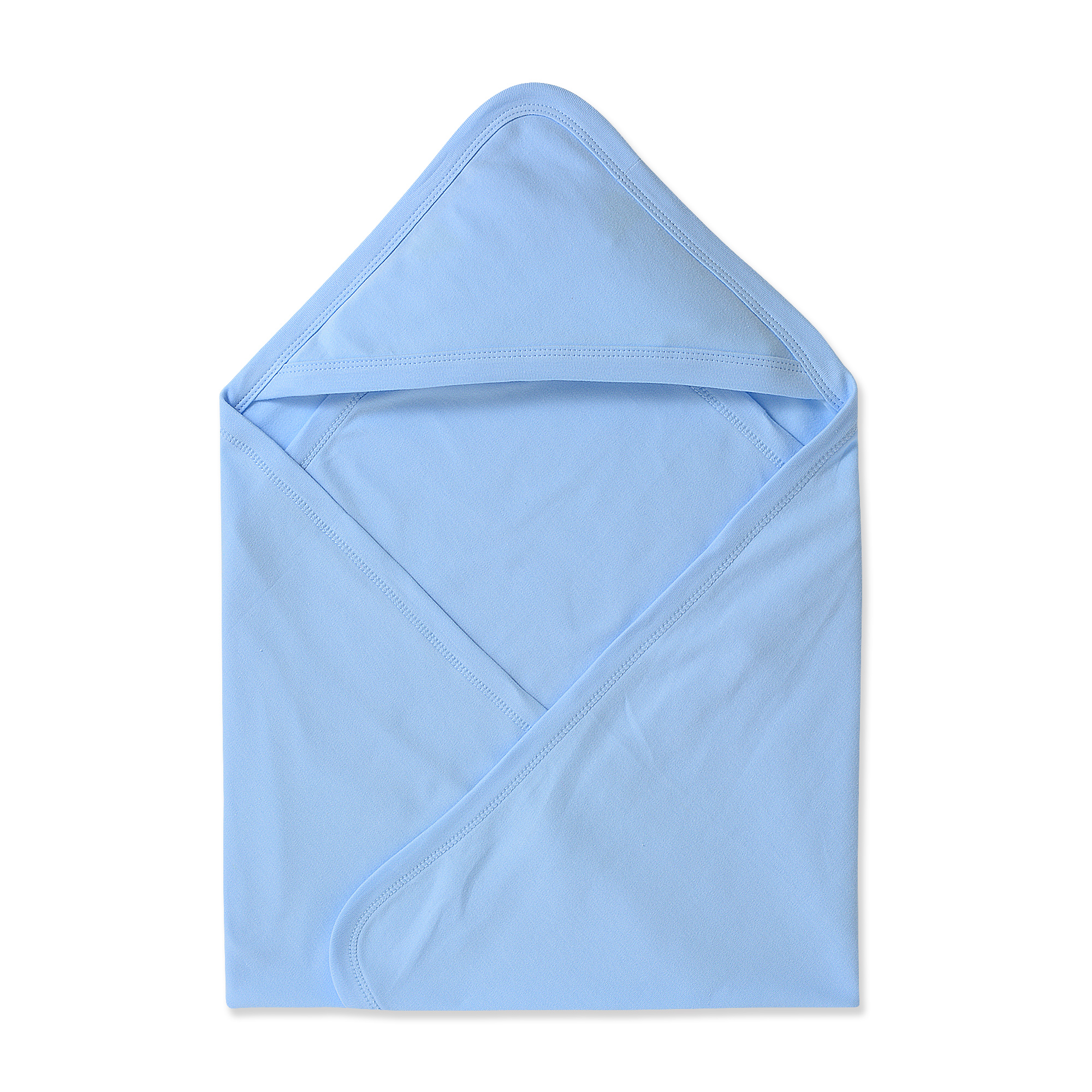 Cotton Stuff Receiving Blanket with Hood (Blue) Cotton Stuff