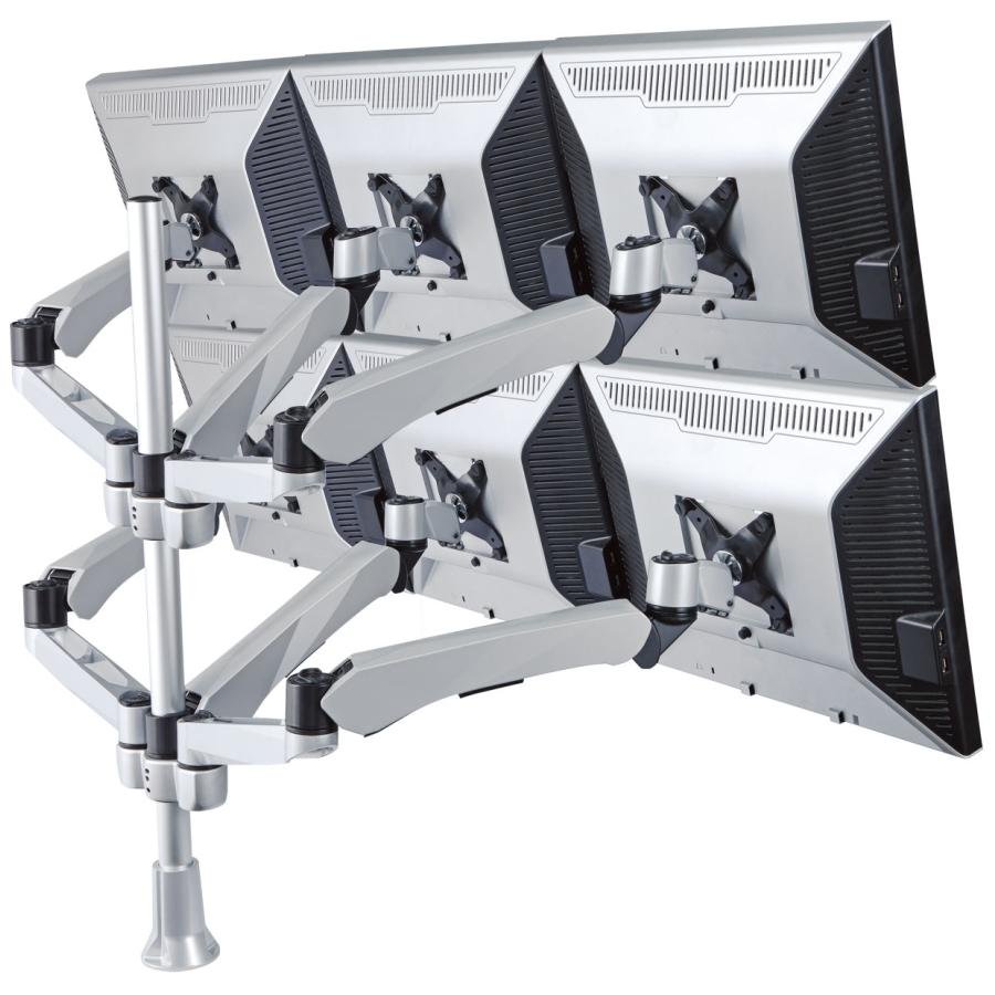 Six Monitor Stand Quick Release LCD Mount Monitor Mount