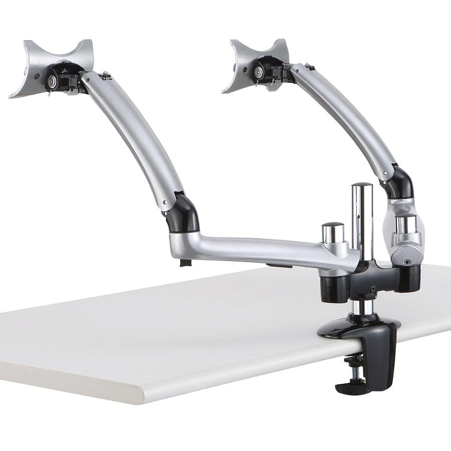 Dual Monitor Desk Mount for Apple w/ Spring Arm DMGS2A