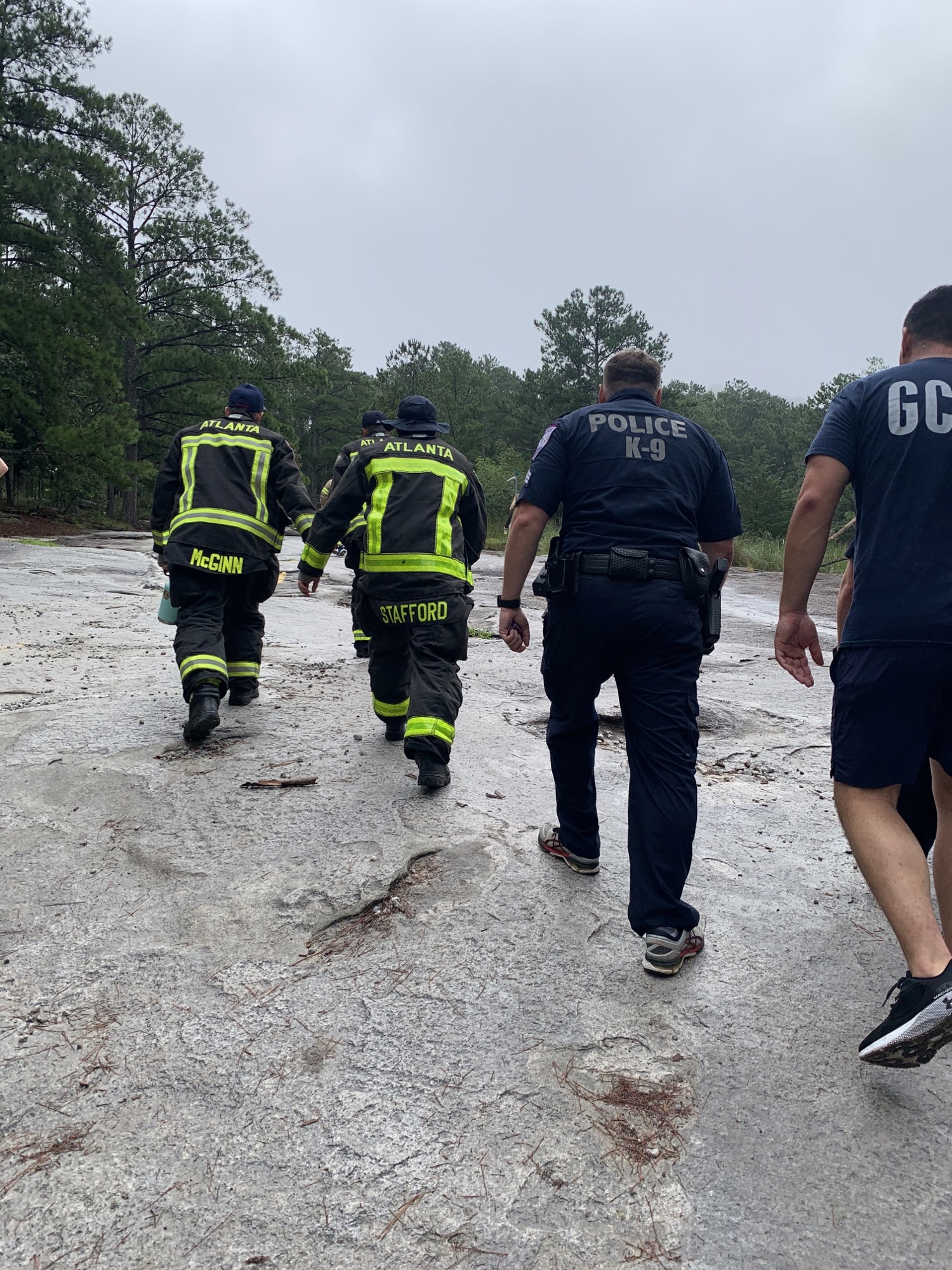 Goose Creek Police climb Stone Mountain as tribute to September 11