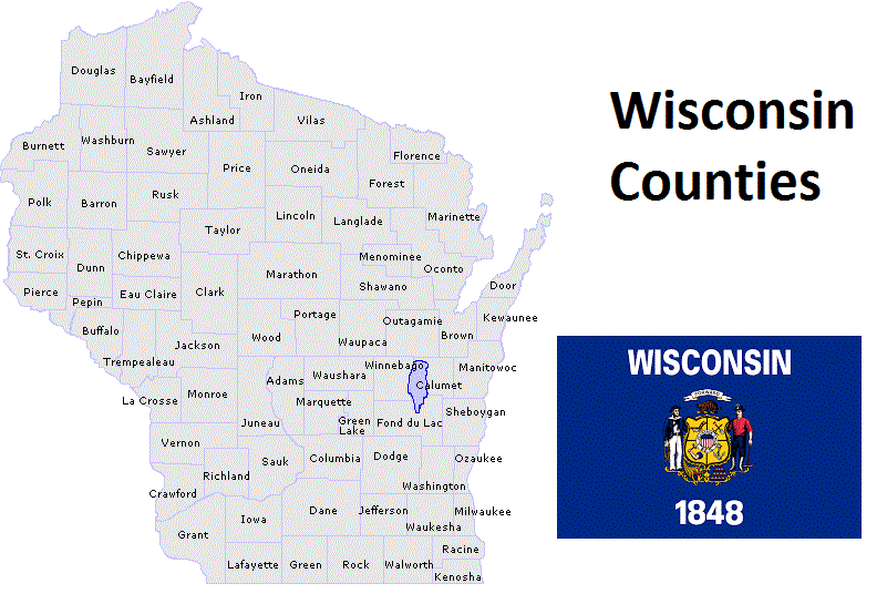 List of All Counties in Wisconsin