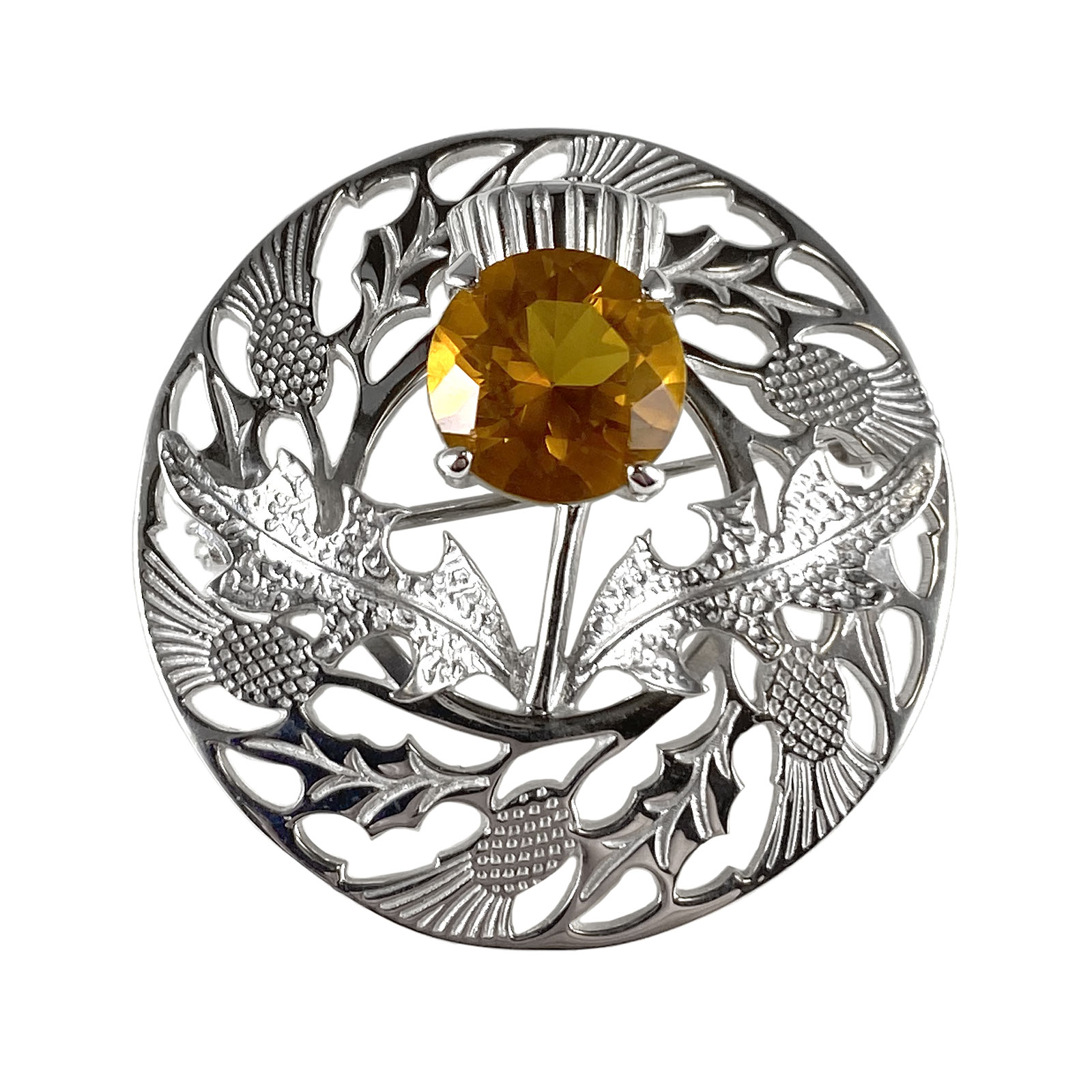 Scottish Thistle Sterling Silver Kilt Pin » County Argyle