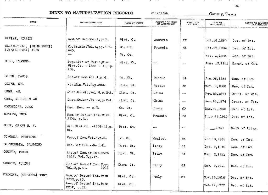 Robertson County TXGen