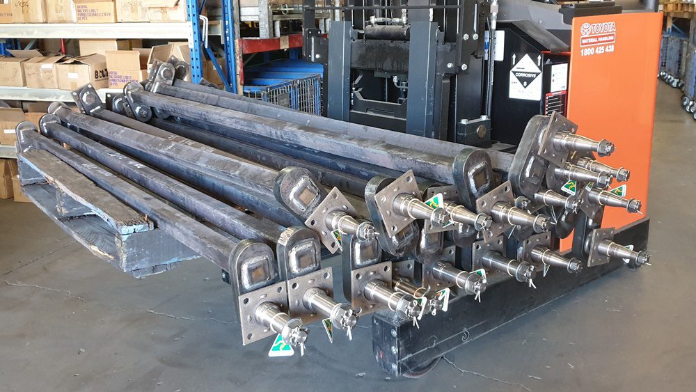 Axle Steel for Trailer Axles can be second hand, what to look for.
