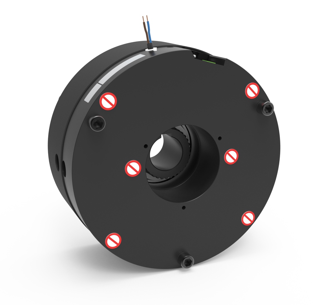 Altra brakes, clutches, limit switches, and couplings on stage scenery