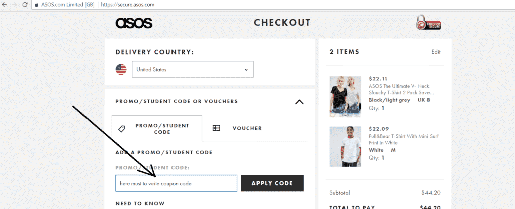 Motivációs eszközök Asos student code