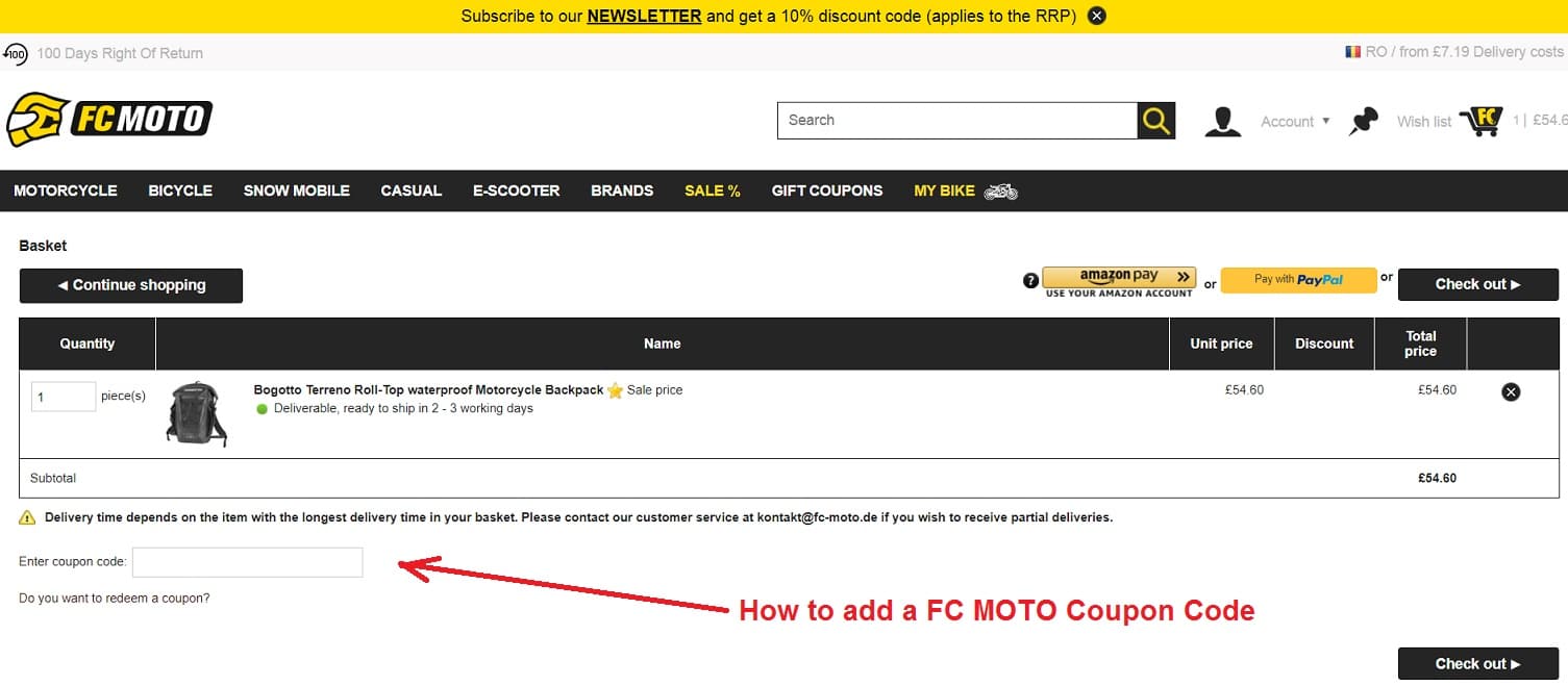 FCMOTO Coupon Code ⇒ 20 Discount in September 2024