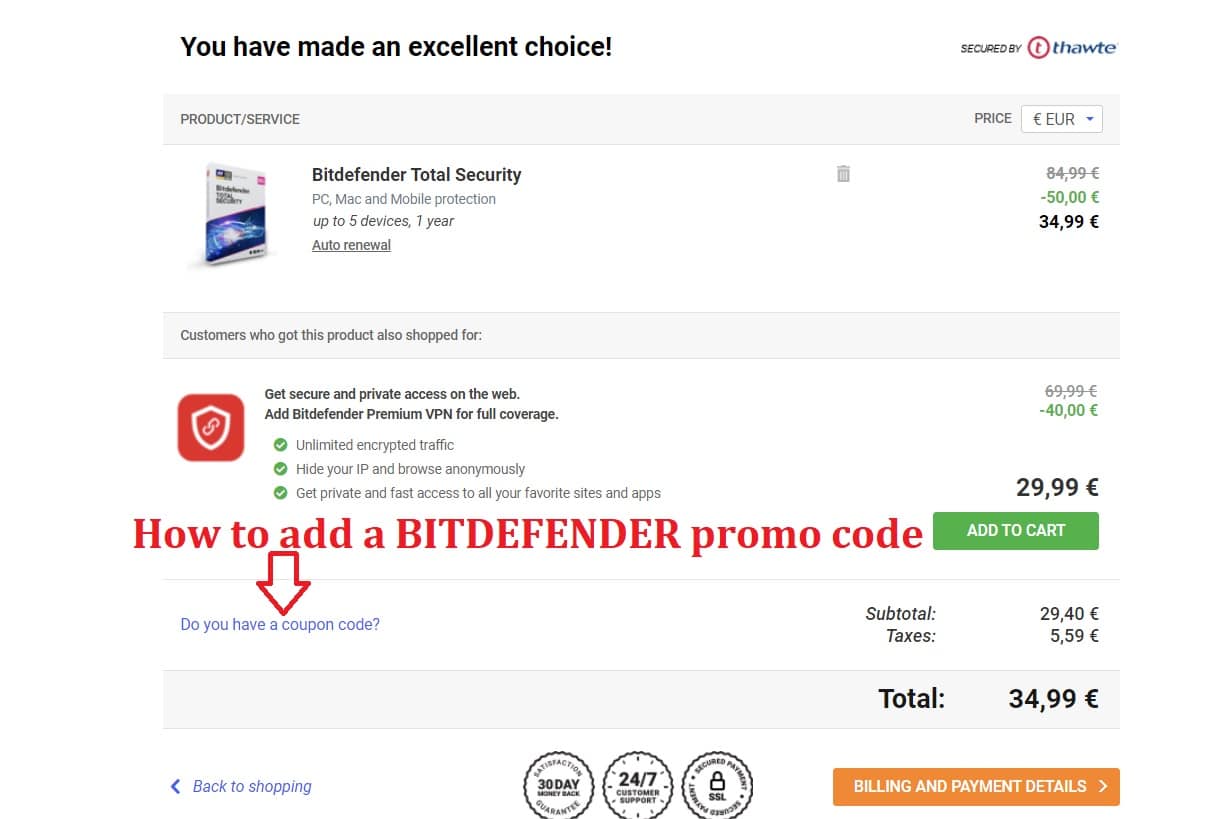 BITDEFENDER 쿠폰 코드 ⇒ 33년 2024월 XNUMX 할인