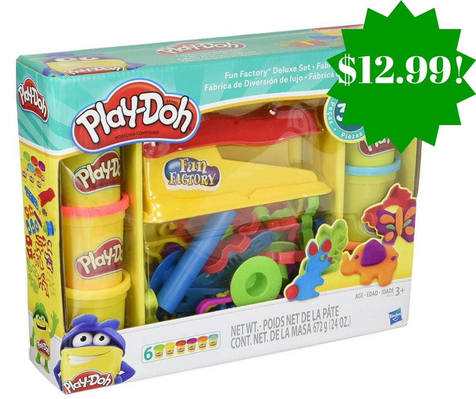 Amazon PlayDoh Toy Fun Factory Deluxe Playset Only 12