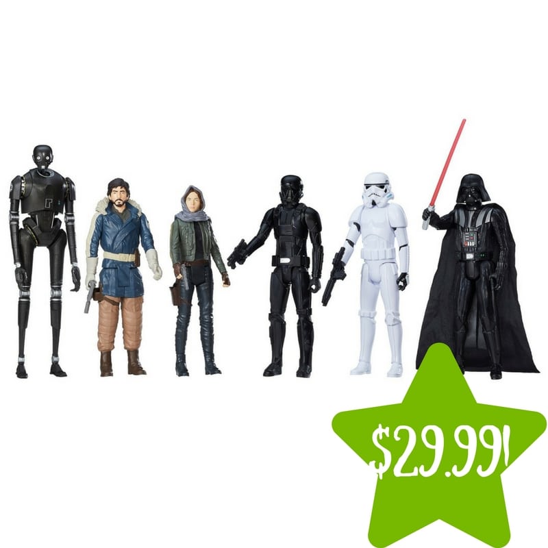 Target Star Wars Rogue One Action Figure 12" 6Pack Only 29.99 (Reg