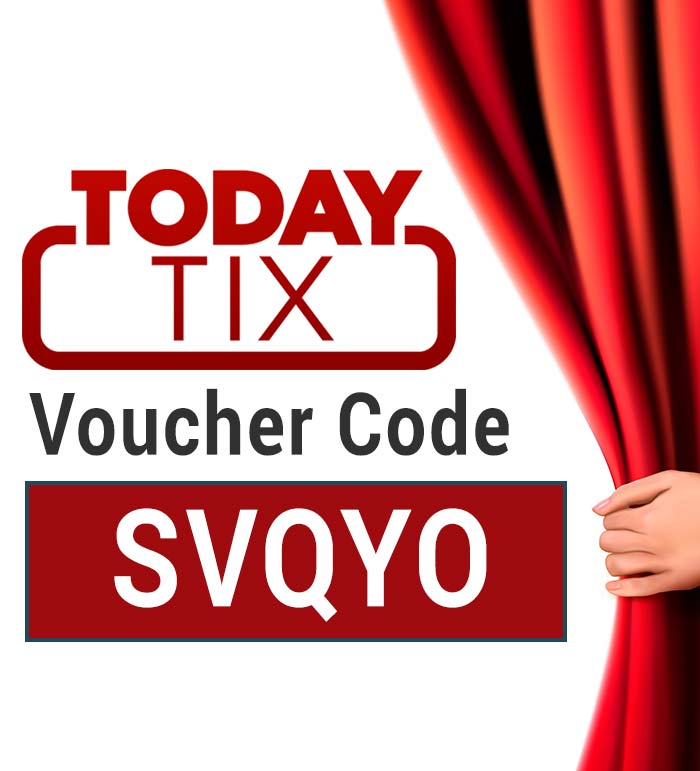 TodayTix Voucher Code Use SVQYO for £10 off your broadway theater tix!