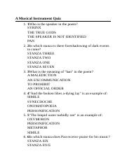 A Musical Instrument Quiz.docx - A Musical Instrument Quiz 1. 1Who is