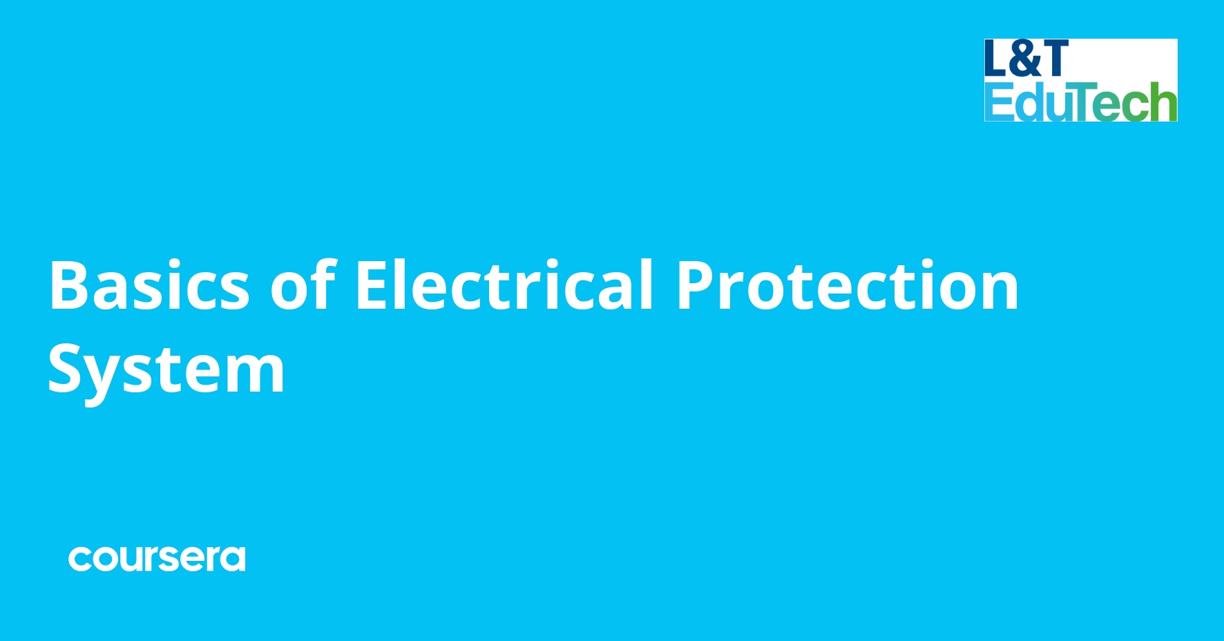 Basics of Electrical Protection System Coursya