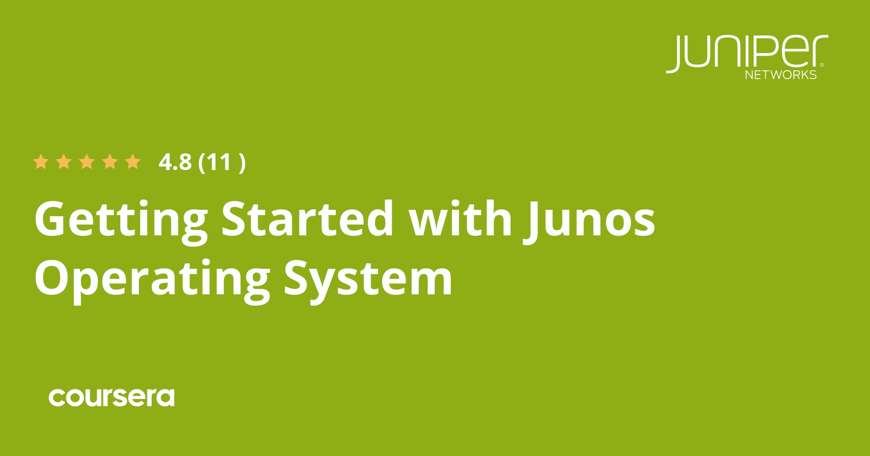 Getting Started with Junos Operating System - Coursya