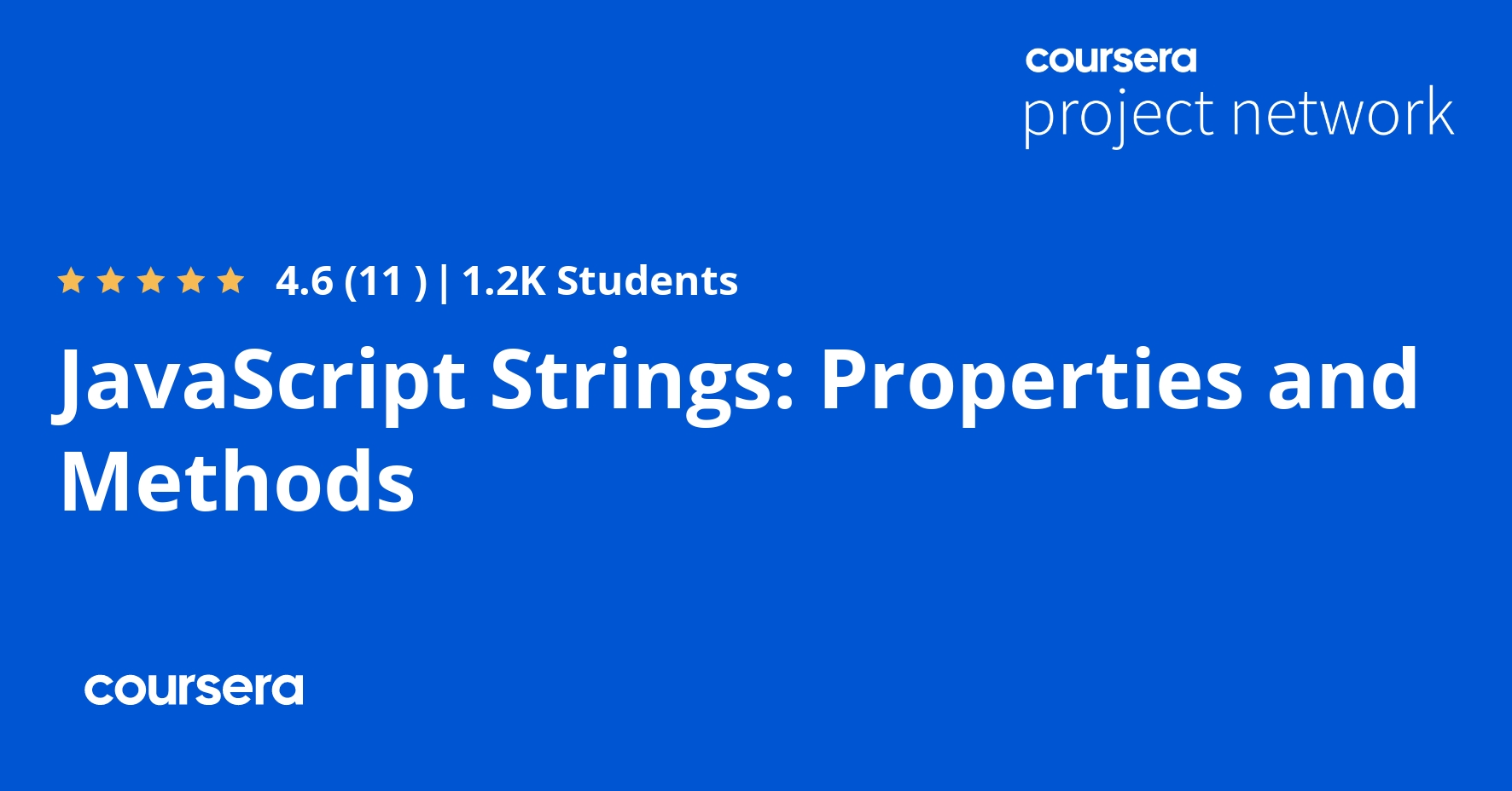 JavaScript Strings Properties and Methods Coursya