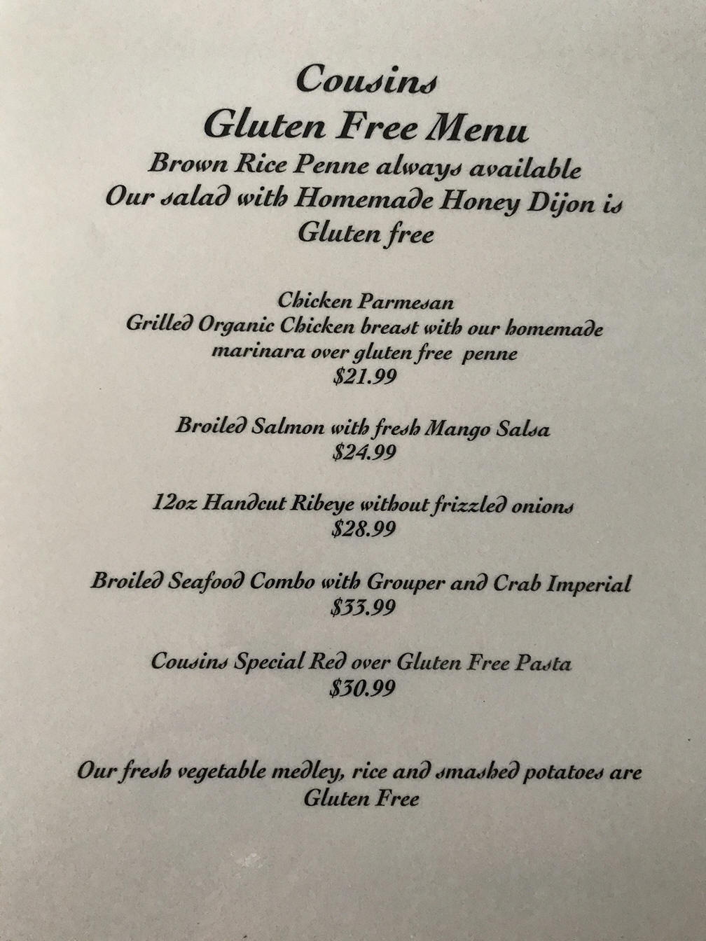 Cousins Restaurant 104 Asbury Avenue, Ocean City, NJ (609) 3999462