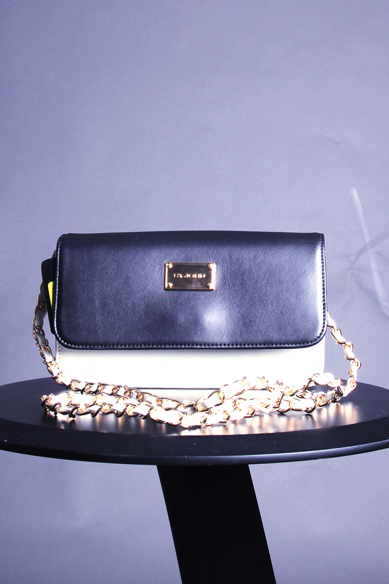 Navy And White Cross Body Bag Literacy Basics