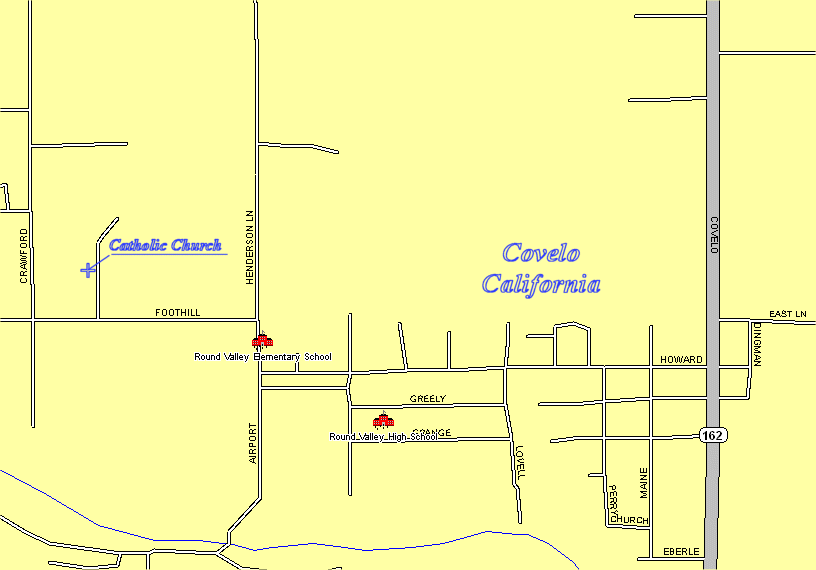 Our Lady Queen of Peace, Roman Catholic Church Covelo, CA