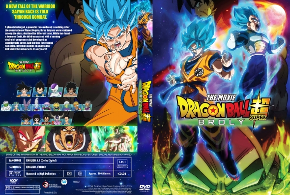 CoverCity DVD Covers & Labels Dragon Ball Super Broly