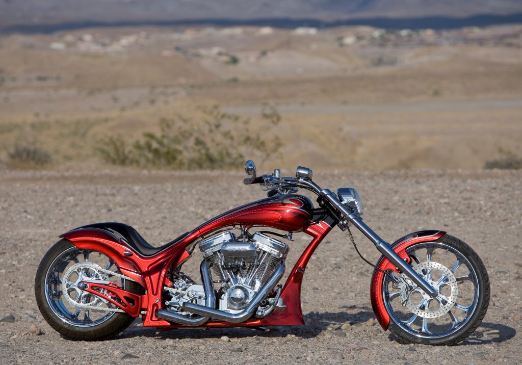 Covington's BigRed Custom Motorcycle