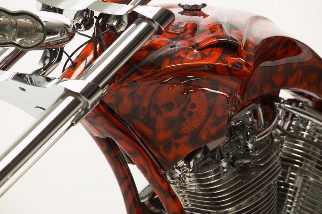 Covington's skulls Custom Motorcycle