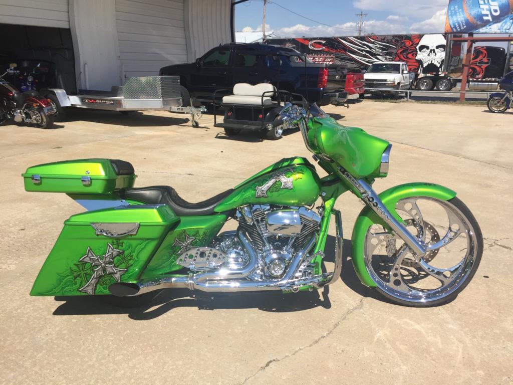 Covington's 2008 Green Streetglide