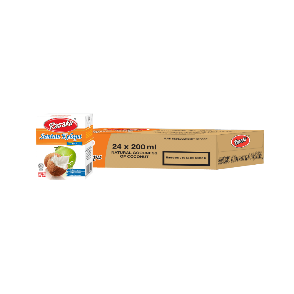 [CARTON DEAL] RASAKU Coconut Milk 17 200ml (1 Carton/24 Unit)