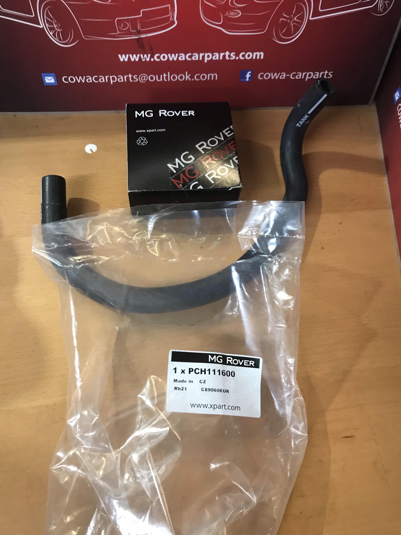 mg f mg tf Expansievat koelslang Expansion Tank Coolant hose PCH111600