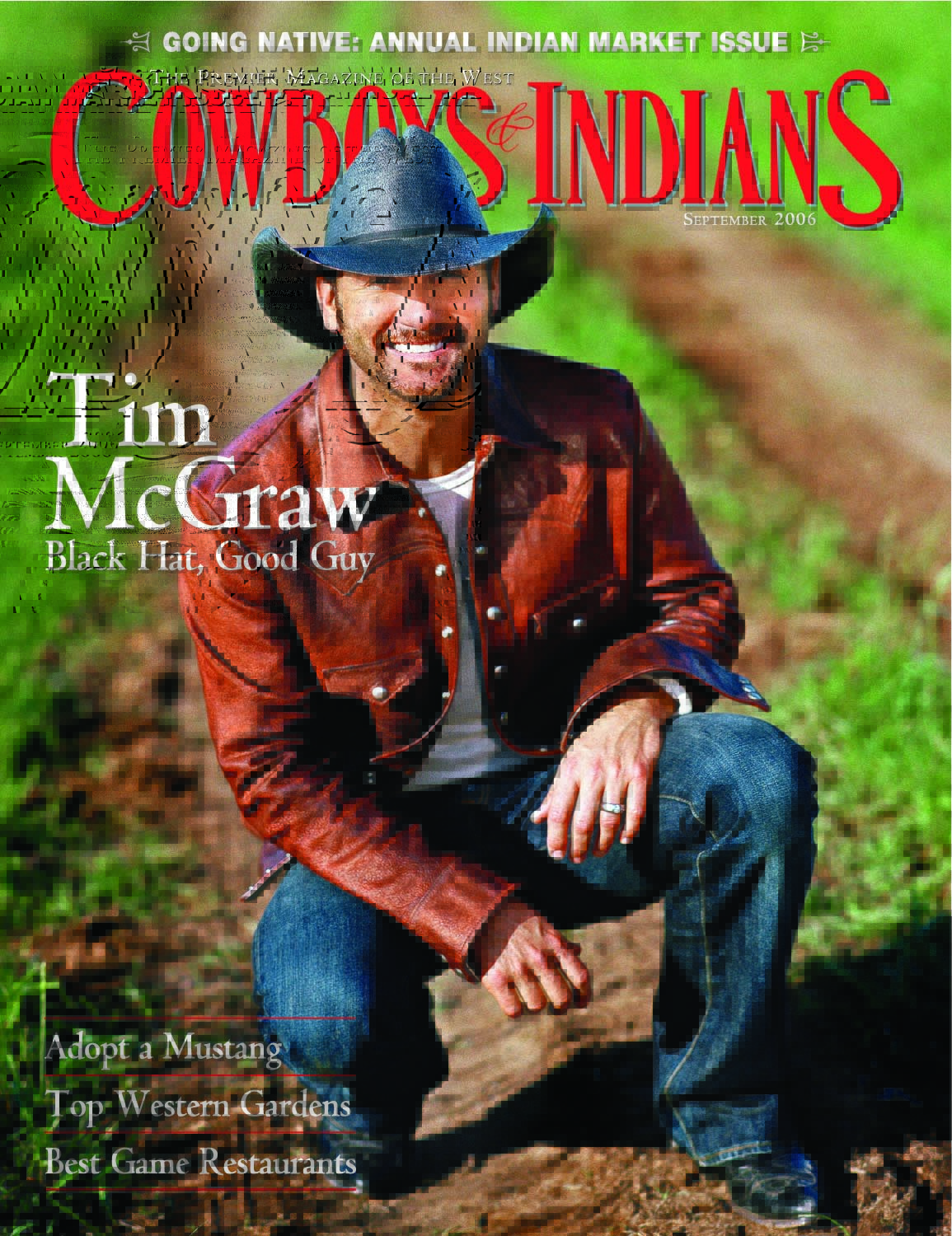 Tim McGraw The Good Cowboy Cowboys and Indians Magazine