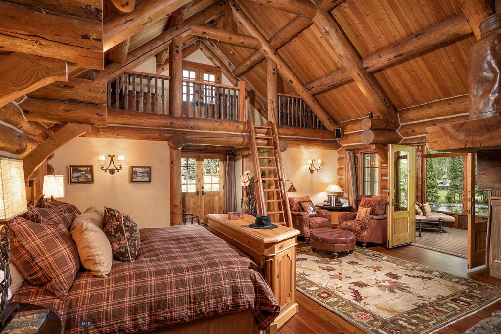 Hot Property Gallatin River Log Home Cowboys and Indians Magazine