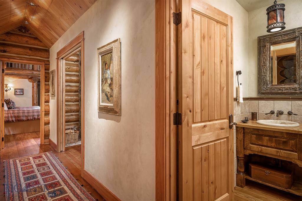 Hot Property Gallatin River Log Home Cowboys and Indians Magazine