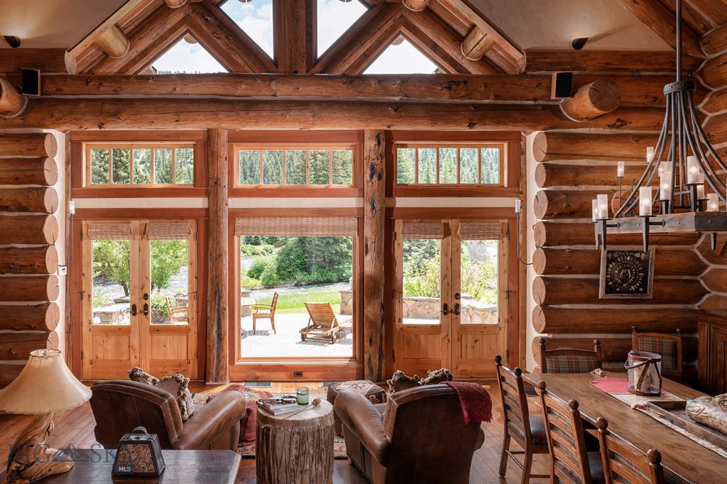 Hot Property Gallatin River Log Home Cowboys and Indians Magazine