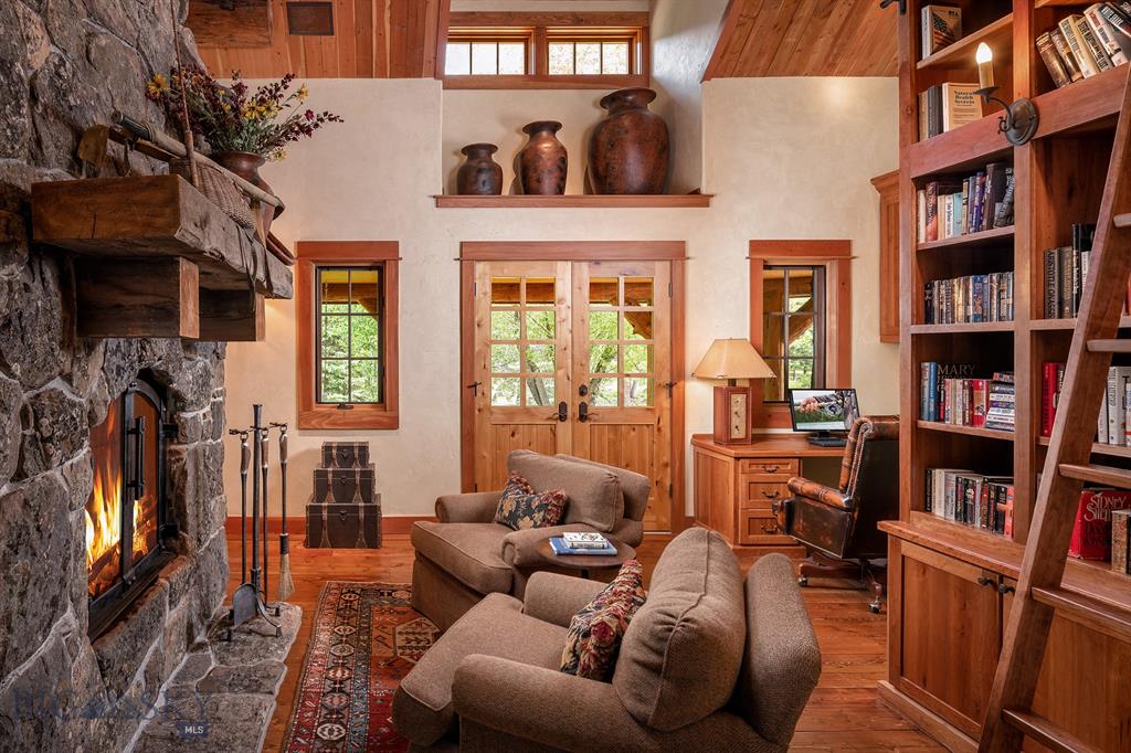 Hot Property Gallatin River Log Home Cowboys and Indians Magazine