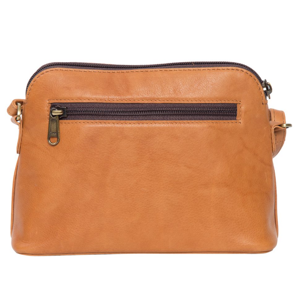 Ireland Chocolate Brown & White Cowhide Pocket Sling Bag. Cowhide Bags