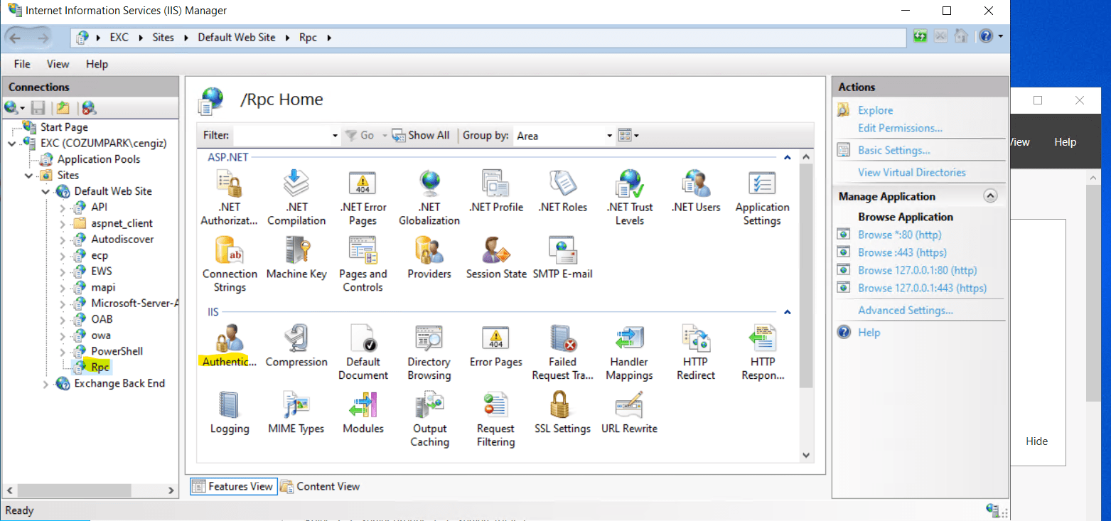 Exchange Server Extended Protection Management ÇözümPark
