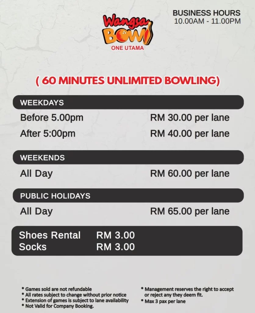 15 Best Bowling Alleys in KL & Selangor (With Price & Photo)