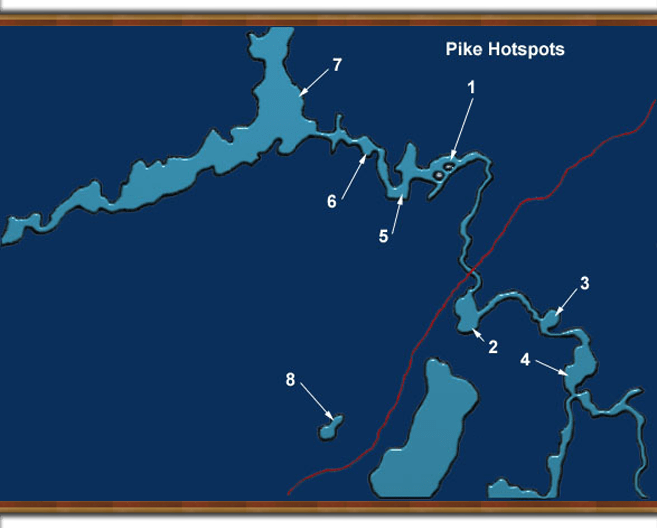 Ontario Northern Pike Hotspots